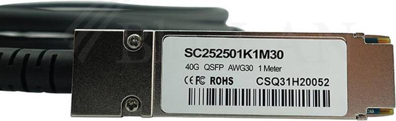 BlueOptics BN-QS-QS-CBL-2M-IB-BL InfiniBand-Kabel QSFP Orange (BN-QS-QS-CBL-2M-IB-BL) von BlueOptics