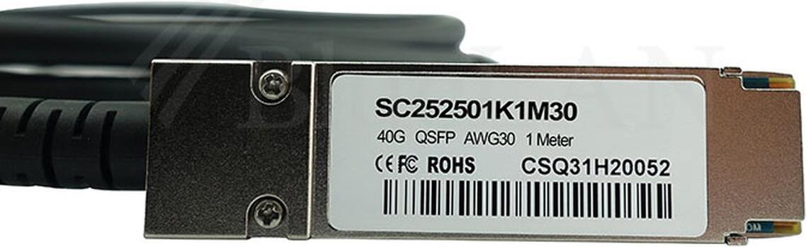 BlueOptics BN-QS-QS-CBL-2M-IB-BL InfiniBand-Kabel QSFP Orange (BN-QS-QS-CBL-2M-IB-BL) von BlueOptics