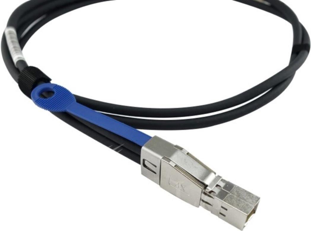 BlueOptics CBL-SAST-0549-BL InfiniBand-Kabel 3 m MiniSAS-HD (SFF-8644) MiniSAS (SFF-8088) Schwarz - Silber (CBL-SAST-0549-BL) von BlueOptics