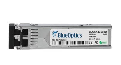 BlueOptics Kompatibler Alcatel-Nokia 3HE09329AA SFP+ Transceiver, LC-Duplex, 10GBASE-ZR, Singlemode Fiber, 1550nm, 80KM, DDM, 0°C/+70°C (3HE09329AA-BO) Marke von BlueOptics