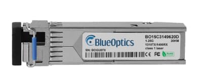 BlueOptics Kompatibler Cisco DS-SFP-FC8G-LW BO35H13610D SFP+ Transceiver, LC-Duplex, 2/4/8GBASE-LW, Fibre Channel, Singlemode Fiber, 1310nm, 10KM, 0°C/+70°C (DS-SFP-FC8G-LW-BO) Marke von BlueOptics