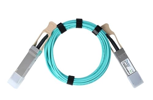 BlueOptics Kompatibles Radware QSFP-100G-AOC-2M QSFP28 Aktives Optisches Kabel (AOC), 100GBASE-SR4, Ethernet, Infiniband, 2 Meter (Q28-AOC-2M-RW-BO) Marke von BlueOptics