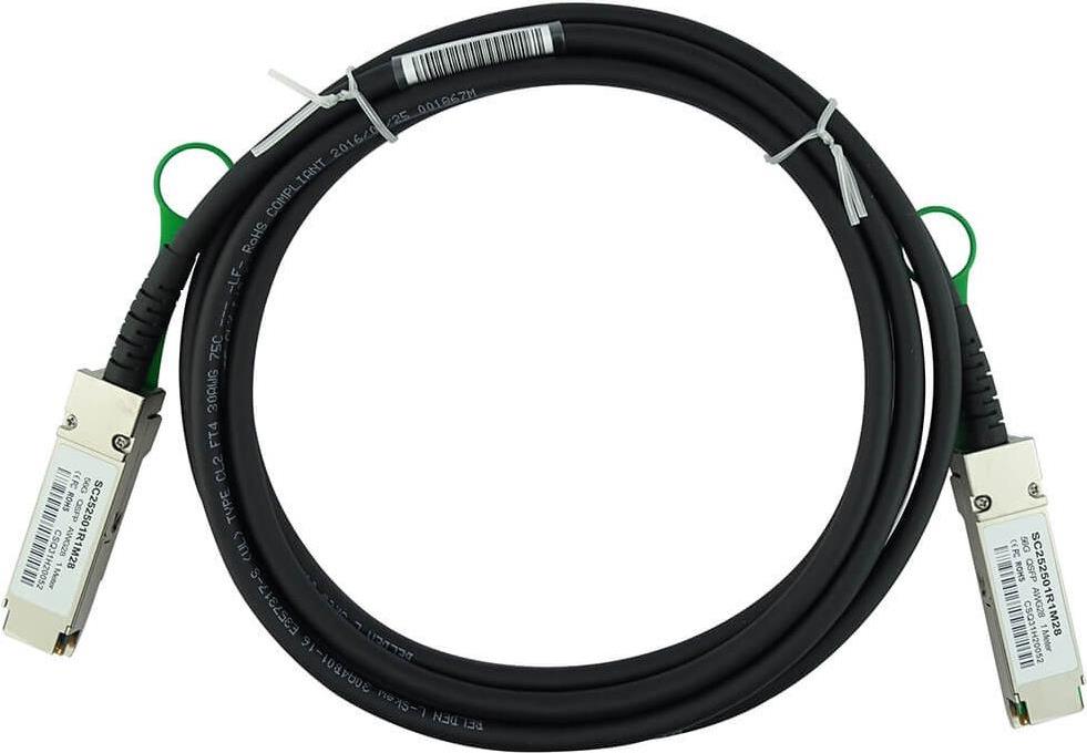 BlueOptics MCP170L-F002-BL InfiniBand-Kabel 2 m QSFP Schwarz (MCP170L-F002-BL) von BlueOptics