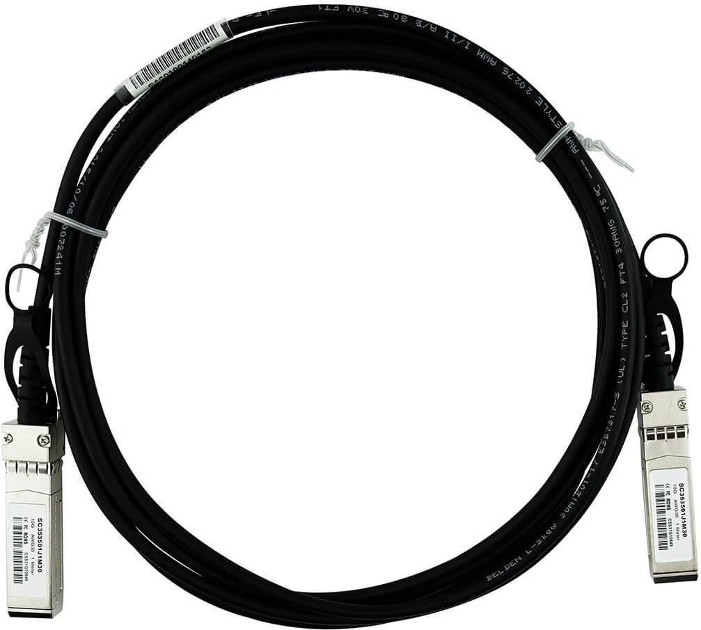 BlueOptics SFP-10G-DAC-0.5M-NG-BL InfiniBand-Kabel 0,5 m SFP+ Schwarz (SFP-10G-DAC-0.5M-NG-BL) von BlueOptics