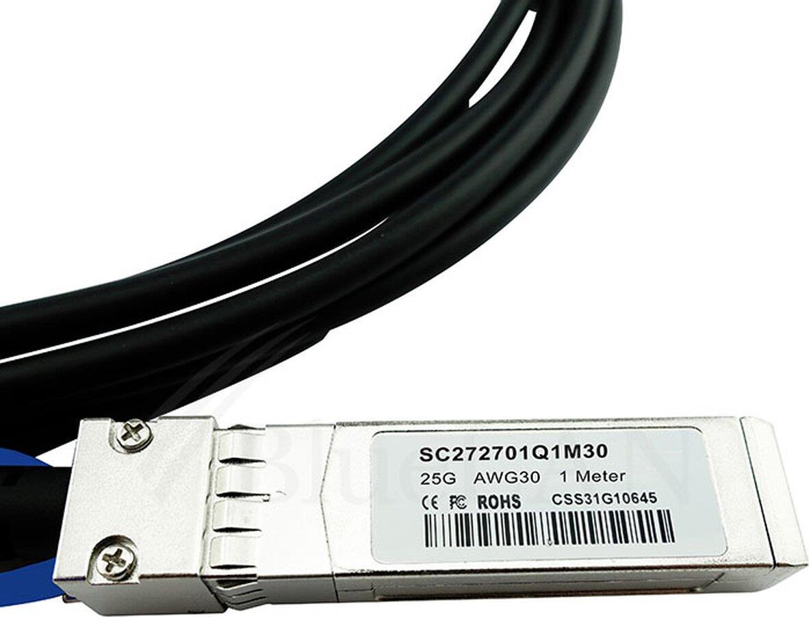 BlueOptics SFP28-DAC-0.5M-AO-BL InfiniBand-Kabel 0,5 m Schwarz (SFP28-DAC-0.5M-AO-BL) von BlueOptics