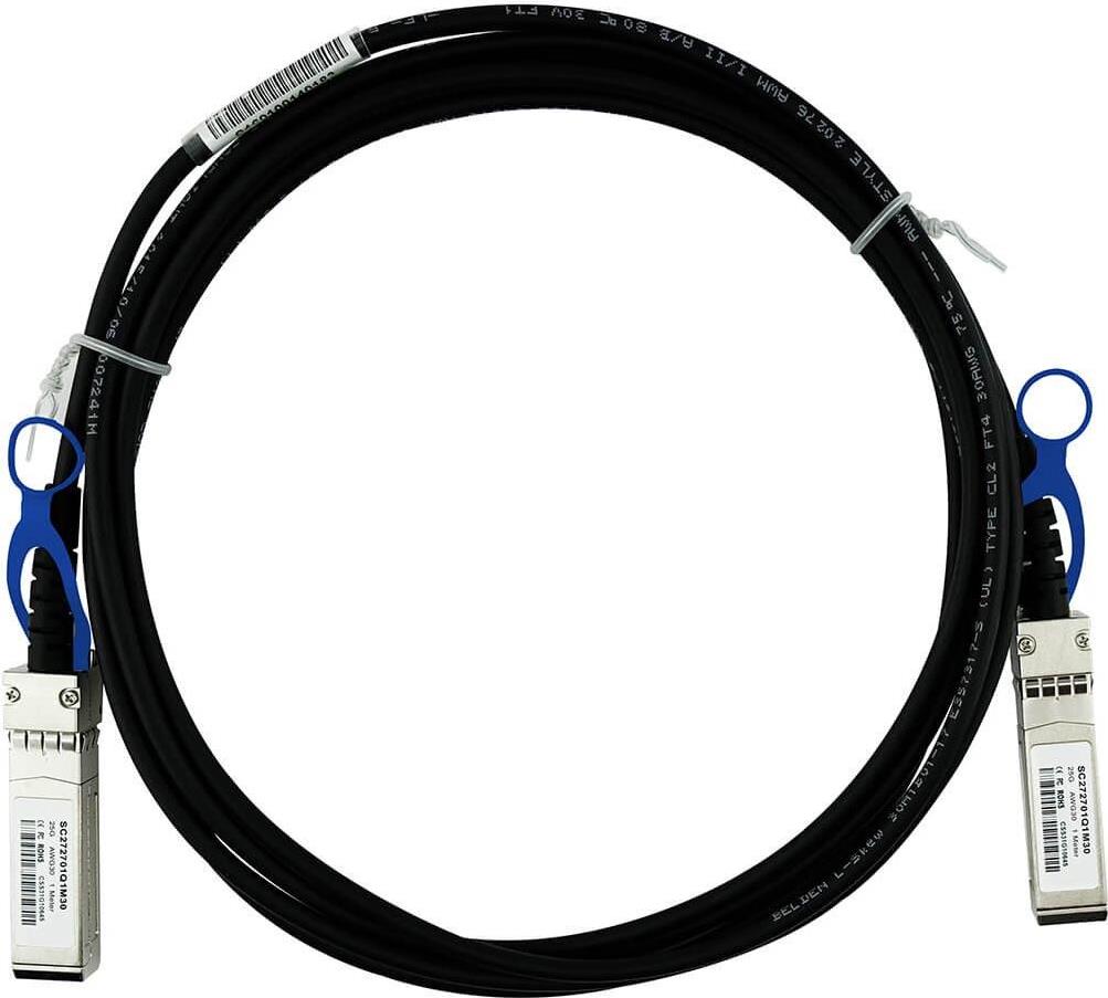 BlueOptics XXVDACBL5M InfiniBand-Kabel 5 m SFP28 Schwarz (XXVDACBL5M-BL) von BlueOptics