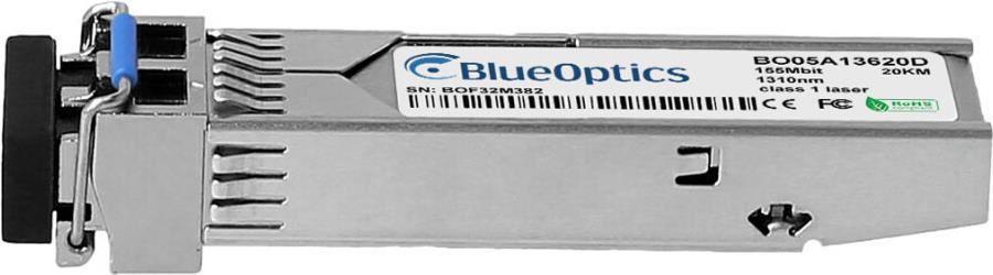 Hirschmann 942 195-002 kompatibler BlueOptics© SFP Transceiver für Singlemode Datenübertragungen mit 155 Mbit in Glasfaser Netzwerken. Unterstützt Fast Ethernet oder SONET/SDH Anwendungen in Switchen, Routern und ähnlicher Hardware. BlueOptics SFP Transce (942 195-002-BO) von BlueOptics