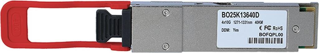 Kompatibler Arista QSFP-40G-ER4 BlueOptics© BO25K13640D QSFP Transceiver, LC-Duplex, 40GBASE-ER4, Singlemode Fiber, 1310nm, 40KM, 0°C/+70°C, DDM (QSFP-40G-ER4-AR-BO) von BlueOptics