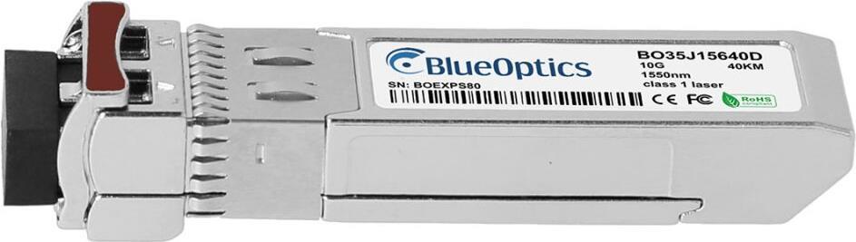 Kompatibler Check Point CPAC-TR-10ER-C BlueOptics SFP+ Transceiver, LC-Duplex, 10GBASE-ER, Singlemode Fiber, 1550nm, 40KM, DDM, 0�C/+70�C (CPAC-TR-10ER-C-BO) von BlueOptics