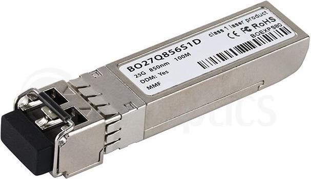 Kompatibler Check Point CPAC-TR-25SR-ADP BlueOptics BO27Q856S1D SFP28 Transceiver, LC-Duplex, 25GBASE-SR, Multimode Fiber, 850nm, 100 Meter, DDM, 0°C/+70°C (CPAC-TR-25SR-ADP-BO) von BlueOptics