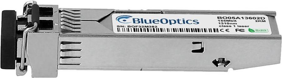 Kompatibler Cisco 15454-SFP-200 BlueOptics© BO05A13602D SFP Transceiver, LC-Duplex, 100BASE-FX, Multimode Fiber, 1310nm, 2KM, DDM, 0°C/+70°C (15454-SFP-200-BO) von BlueOptics