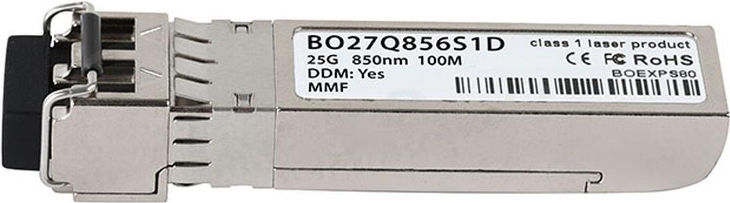 Kompatibler Cisco SFP-25G-SR BlueOptics© BO27Q856S1D SFP28 Transceiver, LC-Duplex, 25GBASE-SR, Multimode Fiber, 850nm, 100M, DDM, 0°C/+70°C (SFP-25G-SR-BO) von BlueOptics