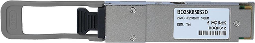 Kompatibler Lancom QSFP-40G-SR2-Bidi BlueOptics© BO25K856S2D QSFP Transceiver, LC-Duplex, 40GBASE-SR2-BIDI, Multimode Fiber, 832-918nm, 100M, 0°C/+70°C (QSFP-40G-SR2-Bidi-LC-BO) von BlueOptics