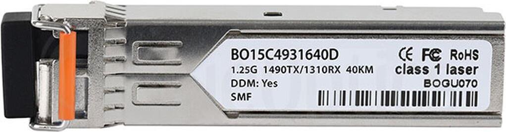 Kompatibler Radware SFP-BXD43-40KM BlueOptics BO15C4931640D SFP Transceiver, LC-Simplex, 1000BASE-BX-D, Singlemode Fiber, TX1490nm/RX1310nm, 40KM, DDM, 0°C/+70°C (SFP-BXD43-40KM-RW-BO) von BlueOptics
