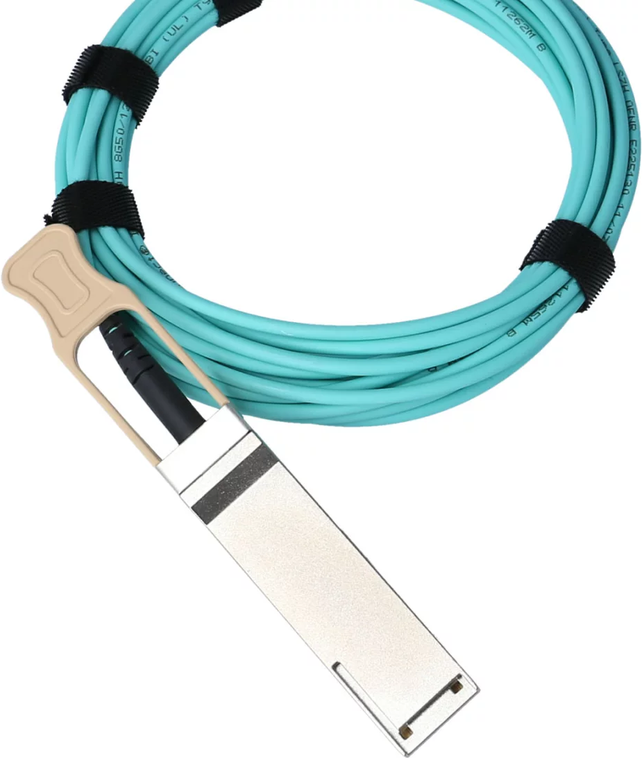 Kompatibles GIGABYTE QSFP28-AOC-3M QSFP28 BlueOptics Aktives Optisches Kabel (AOC), 100GBASE-SR4, Ethernet, Infiniband, 3 Meter (QSFP28-AOC-3M-BO) von BlueOptics