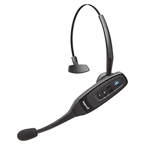 BlueParrott C400-XT – 96% Noise-Cancelling kompaktes Bluetooth Headset mit großer Reichweite – Schwarz von BlueParrott