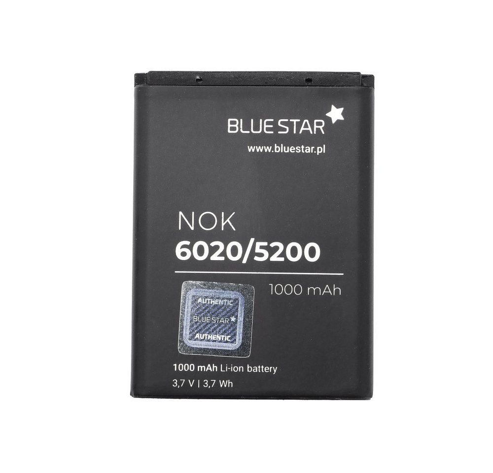 BlueStar Akku Ersatz kompatibel mit Nokia 3220 3230 5140 5140i 6020 6021 6060 6070 7360 N90 1000mAh 3,6V Li-lon Austausch Batterie Accu BL-5B Smartphone-Akku von BlueStar