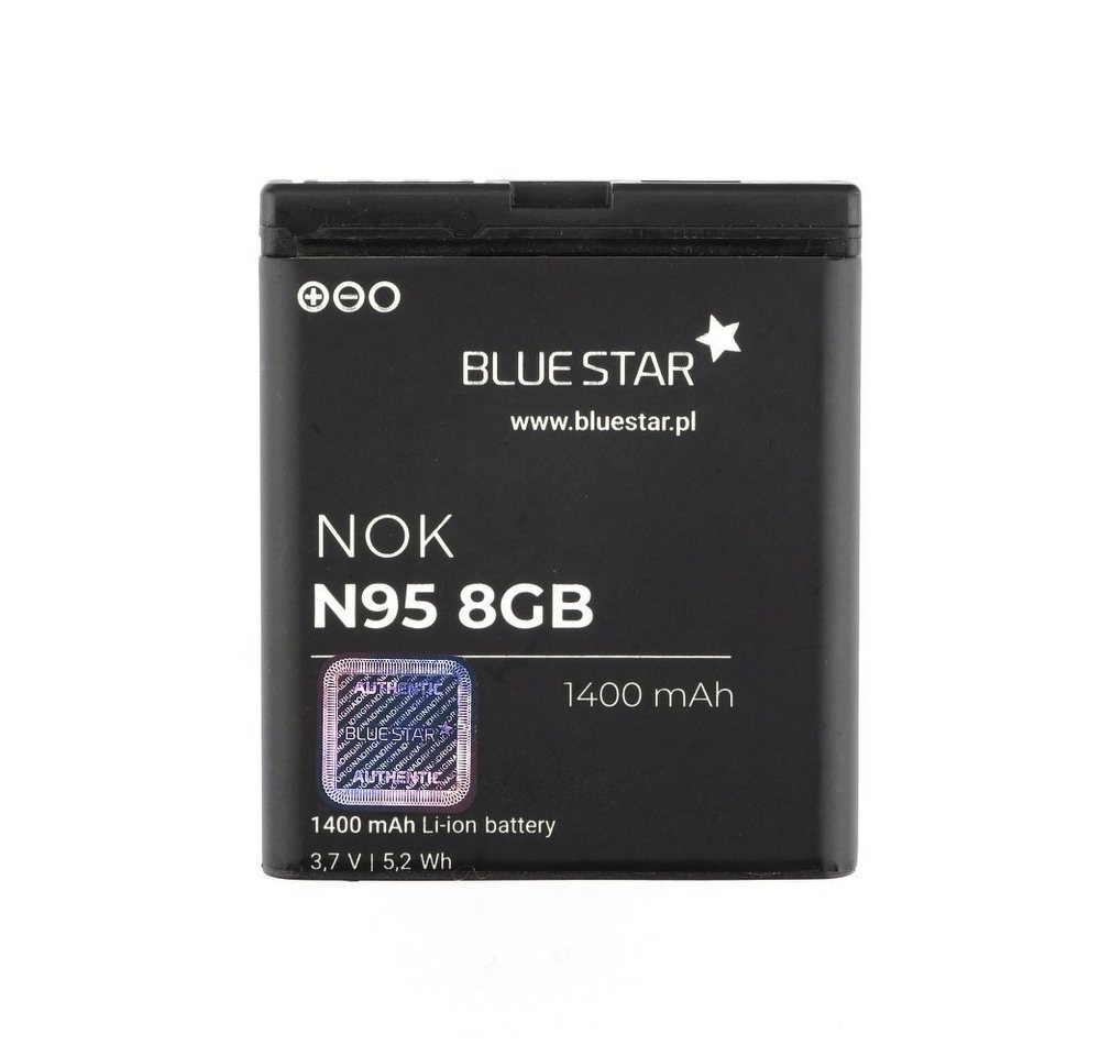 BlueStar Akku Ersatz kompatibel mit Nokia 6290 / Nokia E65 1100 mAh Austausch Batterie Accu Nokia BL-6F Smartphone-Akku von BlueStar