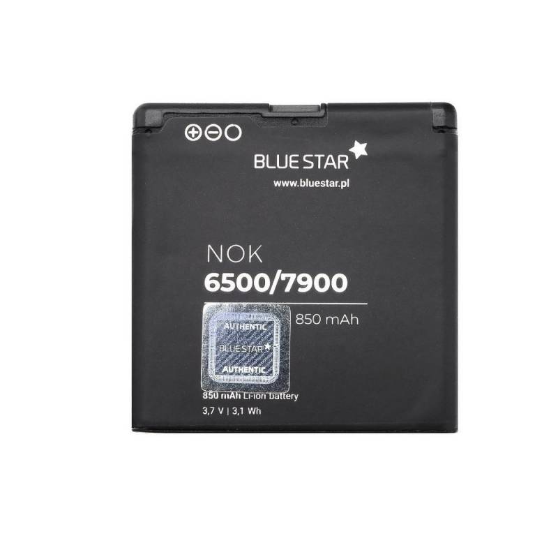 BlueStar Akku Ersatz kompatibel mit Nokia 6500 Classic / 7900 Pirsm 850mAhLi-lon Austausch Batterie Premium Accu BL-6P Smartphone-Akku von BlueStar