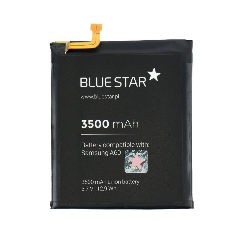 BlueStar Akku Ersatz kompatibel mit SAMSUNG GALAXY A60 (A606F) 3500mAh Li-lon Austausch Batterie Accu EB-BA606ABU Smartphone-Akku von BlueStar