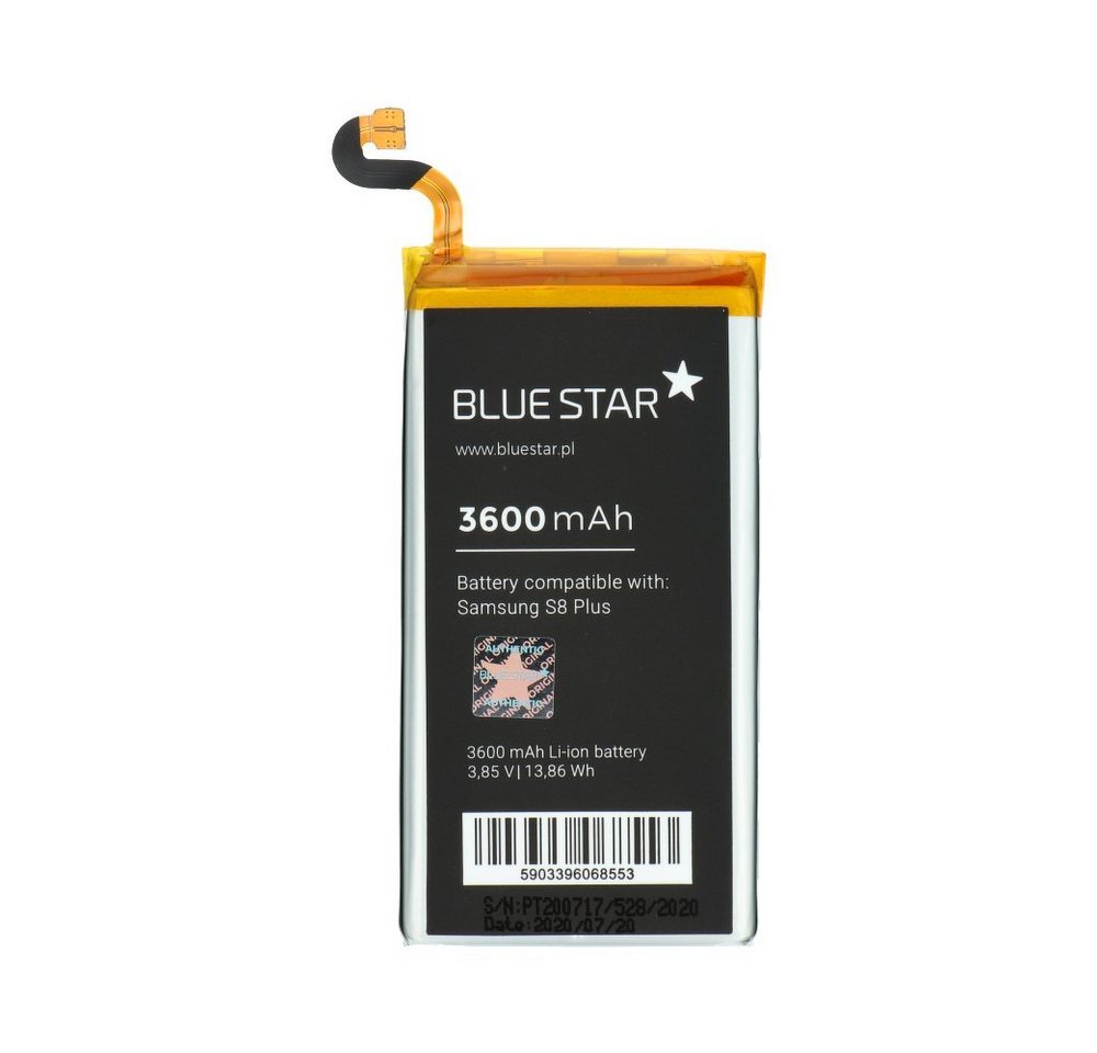 BlueStar Akku Ersatz kompatibel mit SAMSUNG GALAXY S8 PLUS (G955F) 3600mAh Li-l Smartphone-Akku von BlueStar