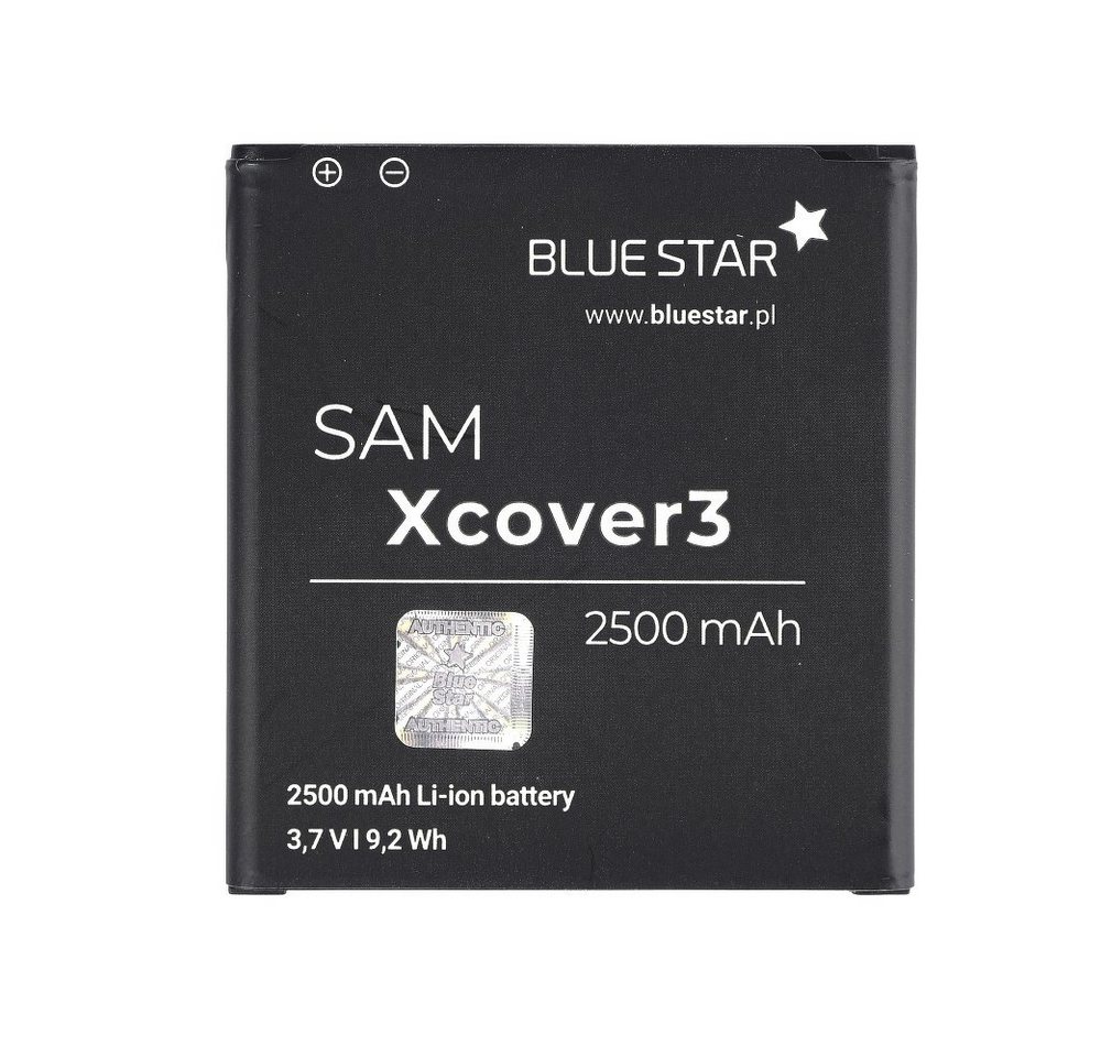 BlueStar Akku Ersatz kompatibel mit Samsung G388 Galaxy Xcover 3 2500 mAh Austausch Batterie Accu EB-BG388 Smartphone-Akku von BlueStar