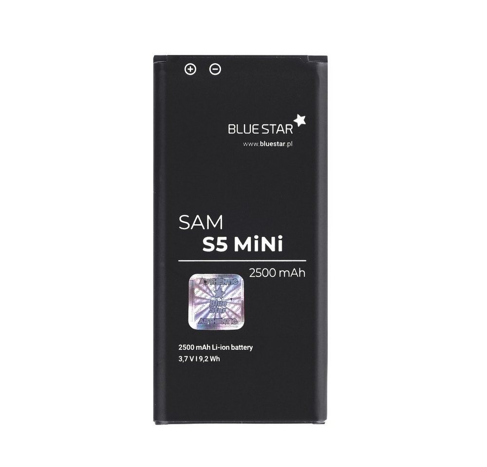 BlueStar Akku Ersatz kompatibel mit Samsung Galaxy S5 Mini G800F 3,7V 7,7Wh Smartphone-Akku von BlueStar