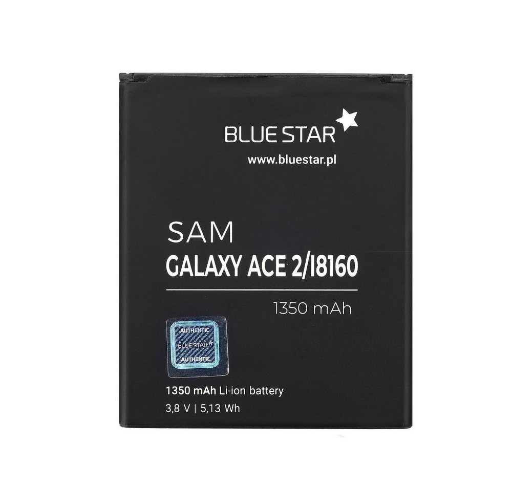 BlueStar Akku Ersatz kompatibel mit Samsung Galaxy Trend Plus S7580 1350 mAh Austausch Batterie Accu GH43-03849A Smartphone-Akku von BlueStar