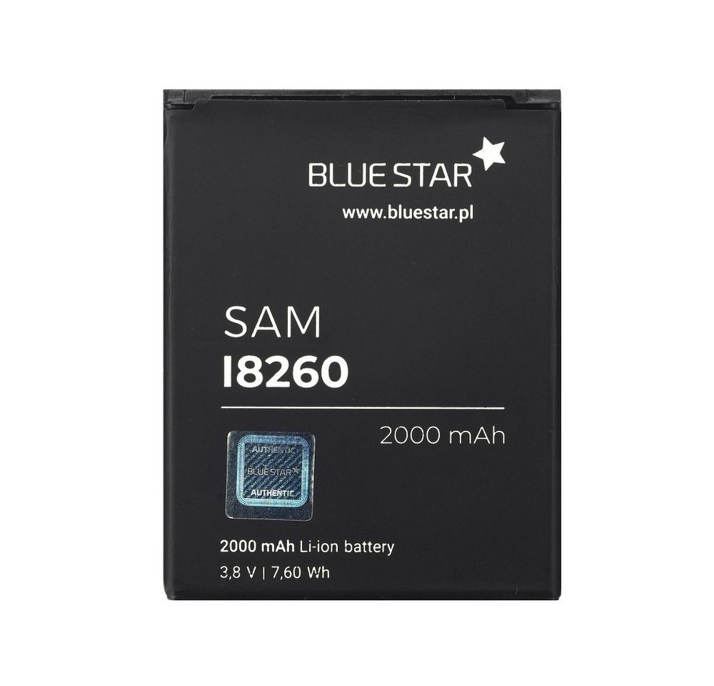 BlueStar Akku Ersatz kompatibel mit Samsung I8260 Galaxy Core 2000 mAh Austausch Batterie B150AE Smartphone-Akku von BlueStar