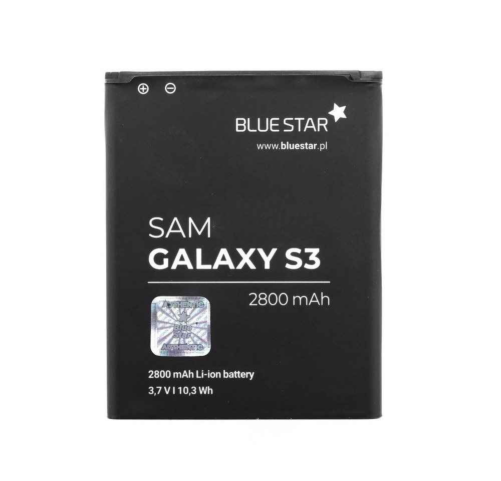 BlueStar Akku Ersatz kompatibel mit Samsung I9300 Galaxy S3 2800 mAh Smartphone-Akku von BlueStar