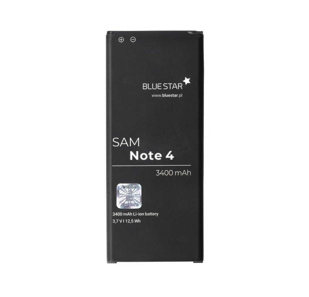 BlueStar Akku Ersatz kompatibel mit Samsung N9100 Galaxy Note 4 3500 mAh Austausch Batterie Accu EB-BN910BBE Smartphone-Akku von BlueStar