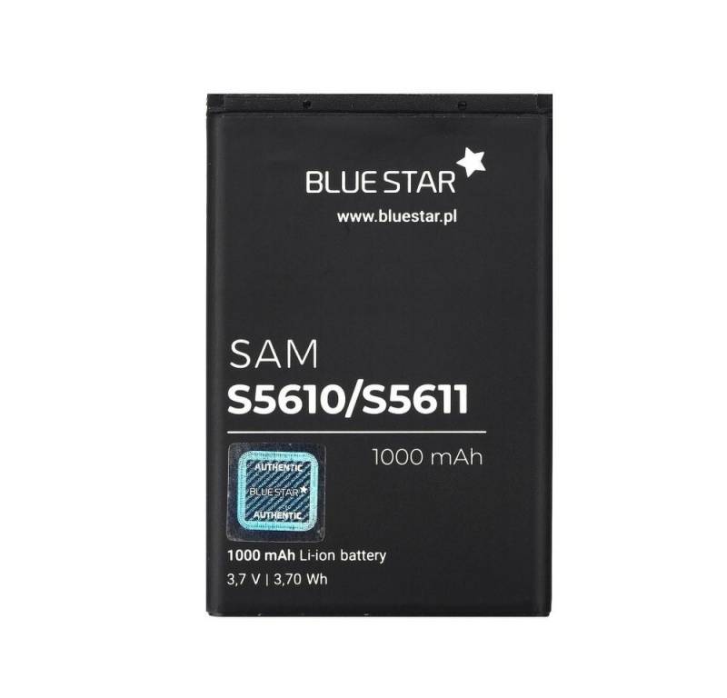 BlueStar Akku Ersatz kompatibel mit Samsung S3650 Corby / B3410 Delphi / Star II 1000 mAh Austausch Batterie Accu AB463651BU Smartphone-Akku von BlueStar