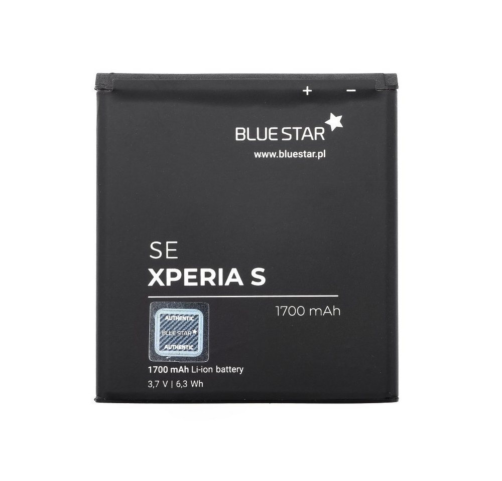 BlueStar Akku Ersatz kompatibel mit Sony Xperia S (LT26I) / Xperia V (LT25I) 1700 mAh Austausch Batterie BA800 Accu Smartphone-Akku von BlueStar