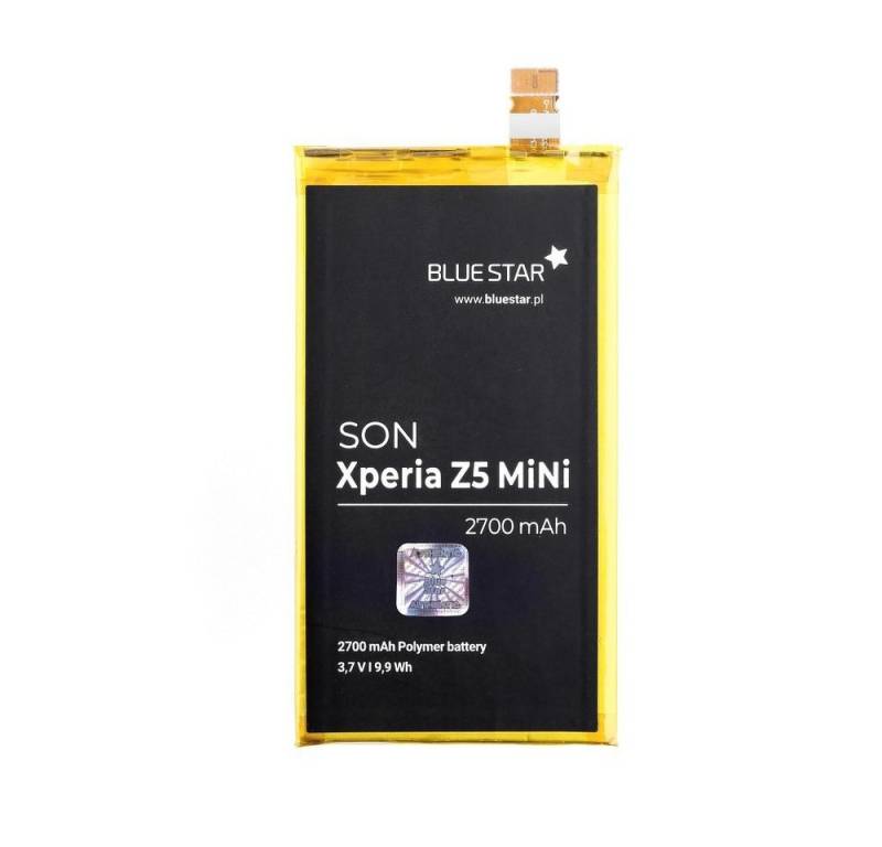 BlueStar Akku Ersatz kompatibel mit Sony Xperia Z5 Compact 2700 mAh Austausch B Smartphone-Akku von BlueStar