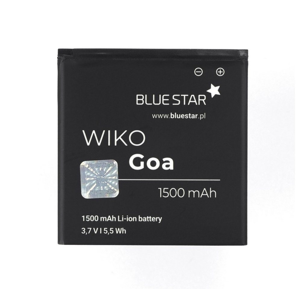 BlueStar Akku Ersatz kompatibel mit Wiko Goa 1500 mAh Li-lon Austausch Batterie Accu Smartphone-Akku von BlueStar