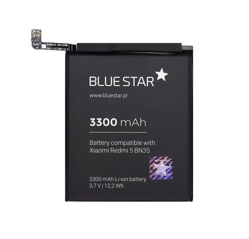BlueStar Akku Ersatz kompatibel mit Xiaomi Redmi 5 3300mAh Li-lon Austausch Batterie Accu BN5 Smartphone-Akku von BlueStar