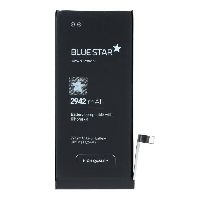 BlueStar Akku Ersatz kompatibel mit iPhone XR 2942mAh Li-lon Austausch Batterie Accu Smartphone-Akku von BlueStar