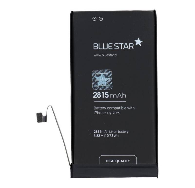 BlueStar Akku kompatibel mit iPhone 12/12 Pro 2815 mAh Blue Star HQ Smartphone-Akku von BlueStar