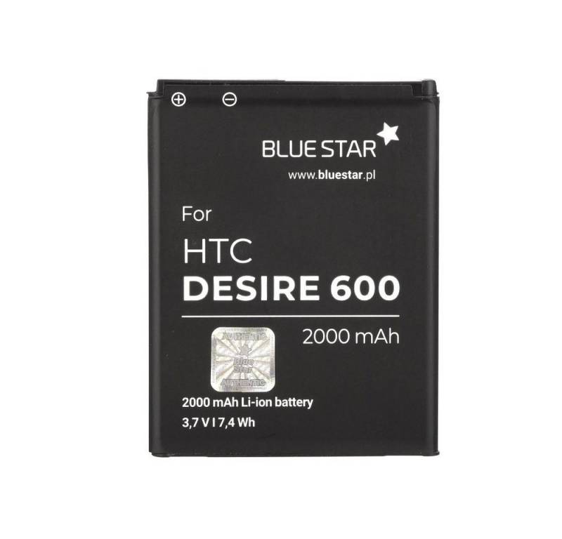 BlueStar Bluestar Akku Ersatz kompatibel mit HTC Desire 600 606t 606w 608 608t Smartphone-Akku von BlueStar