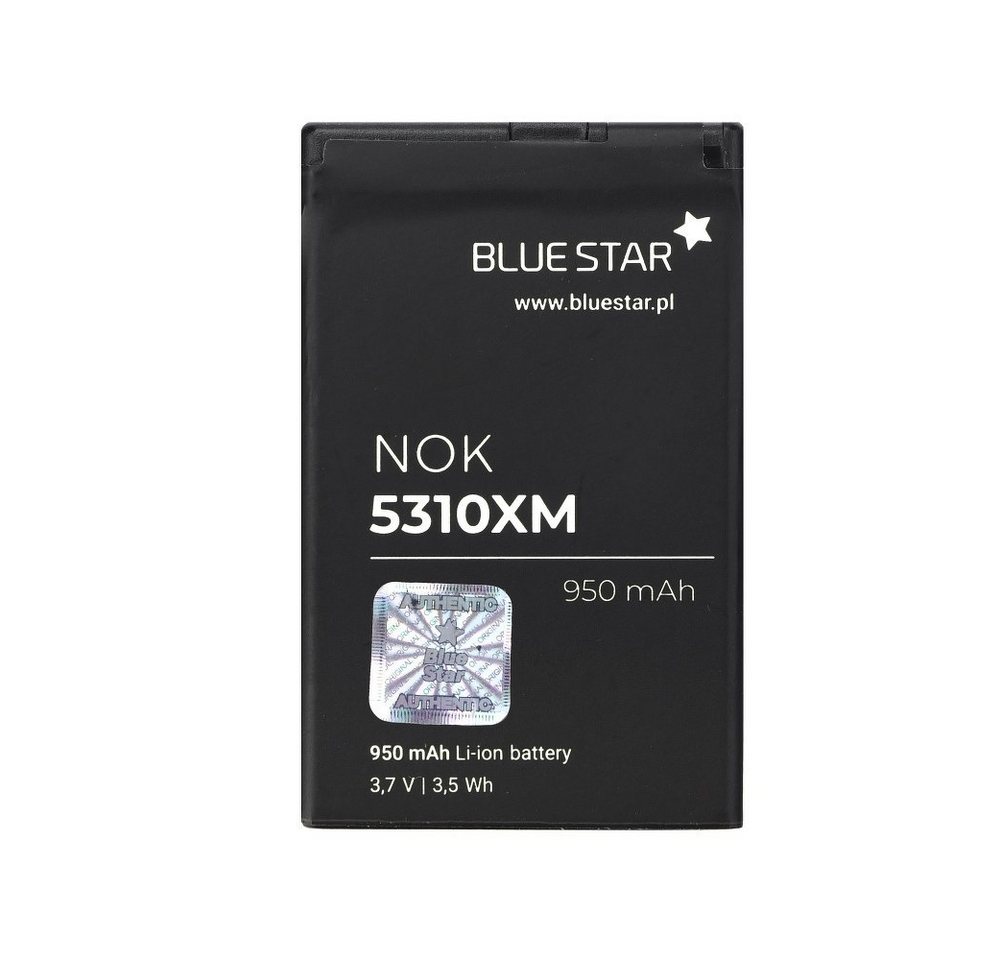 BlueStar Bluestar Akku Ersatz kompatibel mit Nokia 2720 fold / 6600 fold 950 mAh Li-lon Austausch Batterie Accu BL-4CT Smartphone-Akku von BlueStar
