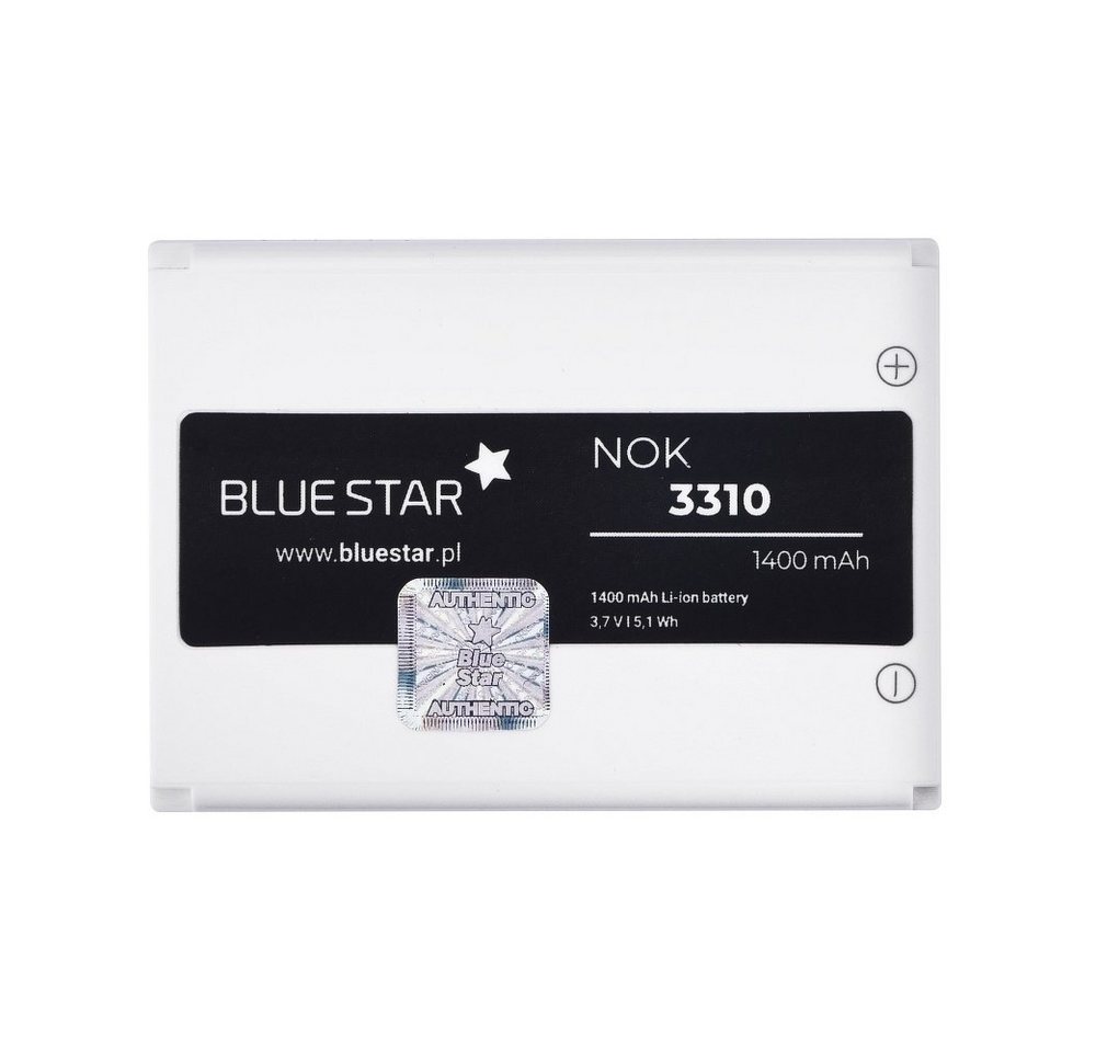 BlueStar Bluestar Akku Ersatz kompatibel mit Nokia 3310 / 3330 / 3510 / 3510i 1400 mAh Austausch Batterie Accu Nokia BLC-2 Smartphone-Akku von BlueStar