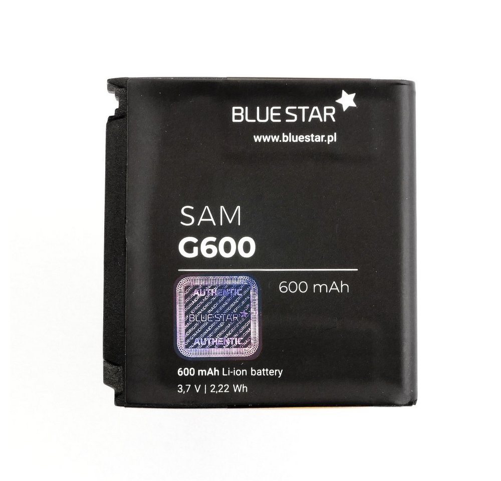 BlueStar Bluestar Akku Ersatz kompatibel mit Samsung G600 / J400 600 mAh mAh Austausch Batterie AB533640AE, AB533640BE Smartphone-Akku von BlueStar