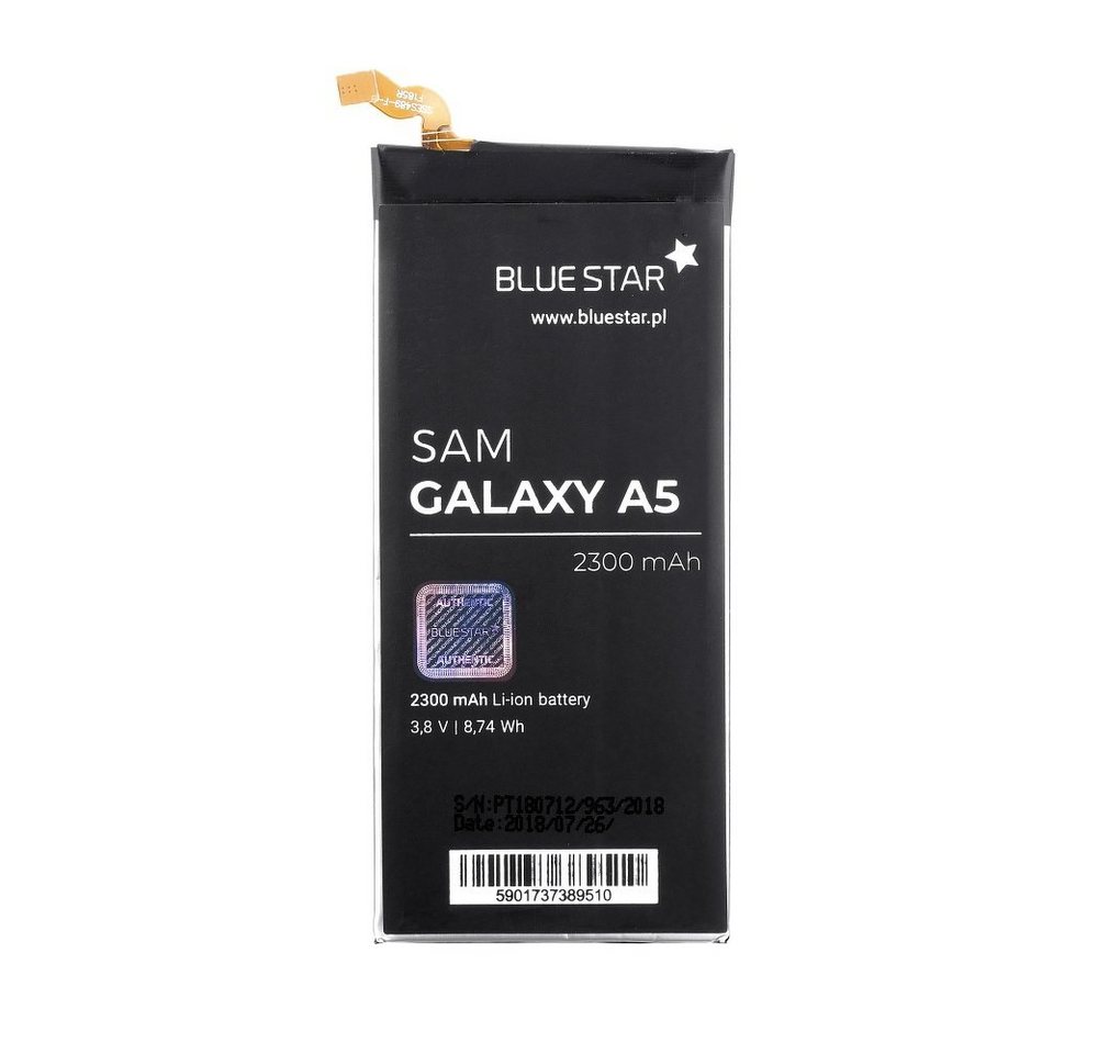 BlueStar Bluestar Akku Ersatz kompatibel mit Samsung Galaxy A5 2300 mAh Austausch Batterie Accu A500F Smartphone-Akku von BlueStar