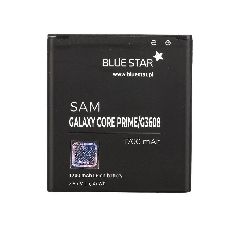 BlueStar Bluestar Akku Ersatz kompatibel mit Samsung Galaxy Core Prime G3608 G3606 G3609 2200 mAh Austausch Batterie Accu EB-BG360CBC Smartphone-Akku von BlueStar