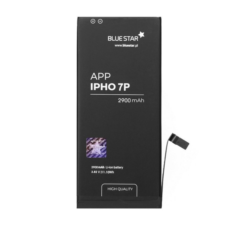 BlueStar Bluestar Akku Ersatz kompatibel mit iPhone 7 Plus 2900 mAh 3,82V Austausch Batterie Handy Accu 616-00249 Smartphone-Akku von BlueStar
