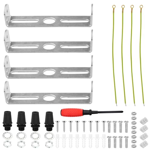 BlueXP 95mm Deckenleuchte Halterung Kit 4 Stück Leuchten-Montagehalterung Ersatzzubehör Metall Deckenlampe Halterung mit Schrauben -Deckenleuchte Platte Halter für Festsetzung Hängeleuchte Wandleuchte BlueXP 95mm Deckenleuchte Halterung Kit 4 Stück Leuchten-Montagehalterung Ersatzzubehör Metall Deckenlampe Halterung mit Schrauben -Deckenleuchte Platte Halter für Festsetzung Hängeleuchte Wandleuchte von BlueXP
