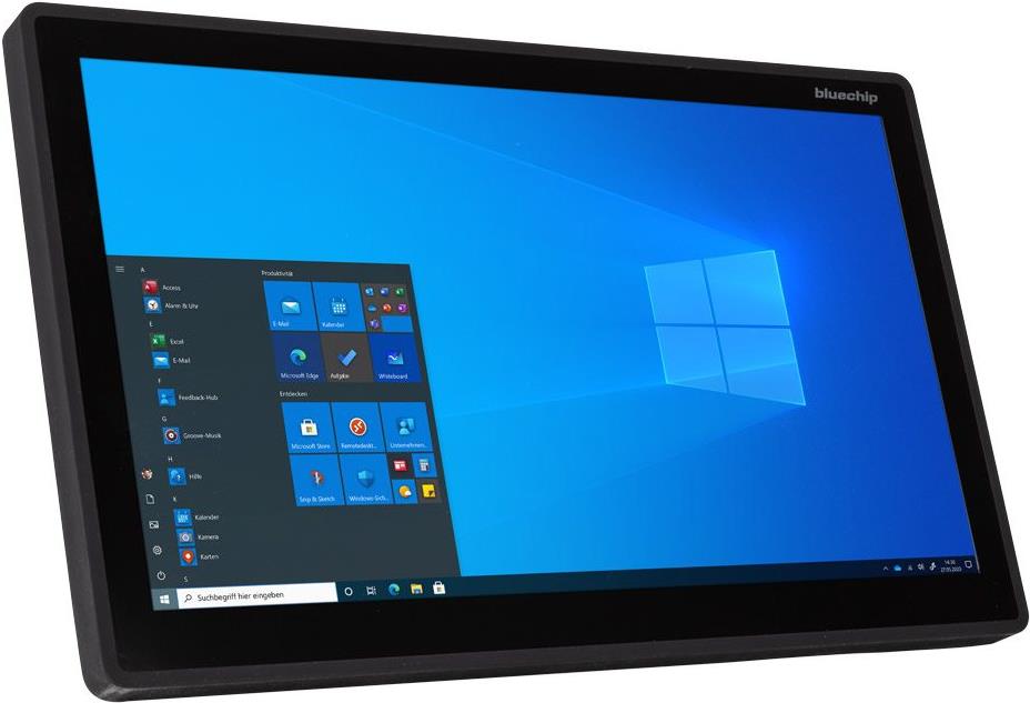 bluechip INDUSTRYline P215KT-1001 - 54,6 cm (21.5) - Full HD - Intel Atom® - 8 GB - 120 GB - Windows 10 IoT Enterprise (551377) von Bluechip