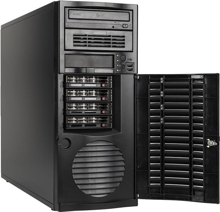 bluechip SERVERline T30323s - 3,1 GHz - E-2324G - 16 GB - DDR4-SDRAM - 1,92 TB - Tower (850511) von Bluechip