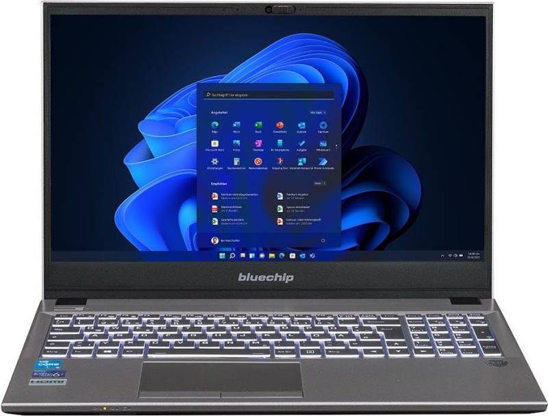 bluechip TRAVELline B15W55 - Intel® Core i3 - 39,6 cm (15.6) - 1920 x 1080 Pixel - 8 GB - 500 GB - Windows 11 Pro (881296) von Bluechip