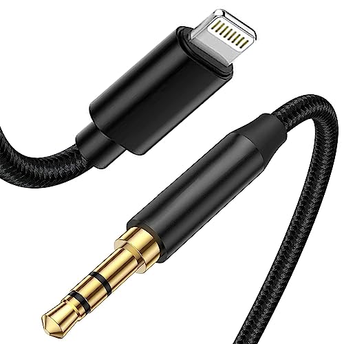 Car AUX Cable for Phone to 3.5 mm Audio Cable for Car Stereo/Headphones/Speaker System/Home Compatible with Phone 13/13 Pro/12/12 Pro/11 Pro/11/Xs/XR/X/8/7 von Bluechok